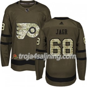 Philadelphia Flyers tröja Jaromir Jagr 68 Adidas 2017-2018 Camo Grön Authentic - NHL Tröjor Herr